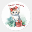 Search for cat family stickers Merry christmas