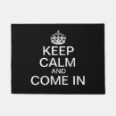 Search for keep calm doormats Welcome