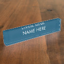 Search for teal name plates White