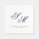 Search for navy blue wedding napkins Formal