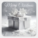 Search for silver christmas stickers Snowflakes