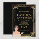 Search for gatsby birthday invitations 1920s