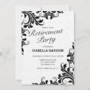 Search for floral retirement party invitations Classy