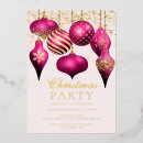 Search for hot pink christmas invitations Snowflake