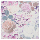 Search for lilac flowers fabric White