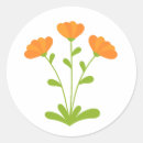 Search for orange marigold stickers Flower