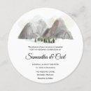 Search for mountain range wedding invitations Landscape
