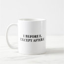 Search for exceptional mugs English