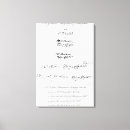 Search for autograph canvas prints Handwriting
