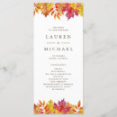 Search for autumn wedding programmes Botanical