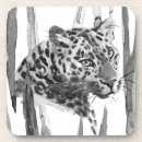 Search for big cats barware Wild animal