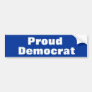 Search for proud bumper stickers Democrat
