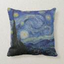 Search for famous paintings cushions Starry night
