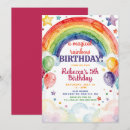 Search for rainbow party invitations Pretty