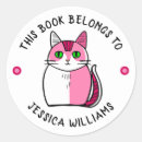 Search for cat bookplates Pink