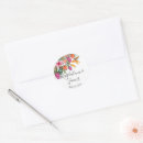 Search for pink flowers wedding stickers Bright colours