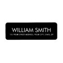 Search for stylish font return address labels Contemporary