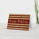 Search for striped christmas cards Gold