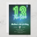 Search for 13th boys birthday invitations Thirteenth