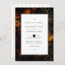 Search for black gold damask wedding invitations Floral