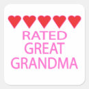 Search for great grandma stickers Heart