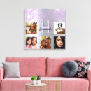 Search for silver glitter canvas prints For her