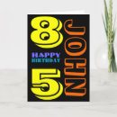 Search for 85th birthday cards Typography