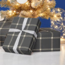 Search for grey plaid wrapping paper Simple