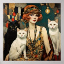 Search for woman with a cat posters Girl