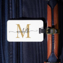 Search for gold luggage tags Elegant