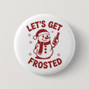 Search for snowman badges Holiday humour