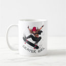 Search for skater girl mugs Skateboarder