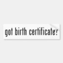 Search for certification bumper stickers Birther