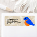 Search for songbird return address labels Blue