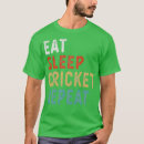 Search for eat sleep cricket tshirts Batsman