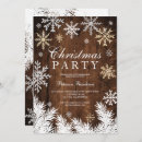 Search for brown christmas invitations Winter holiday