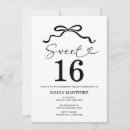Search for black bow invitations Modern minimalist