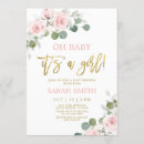 Search for watercolor floral baby shower invitations Pastel colours