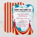 Search for big top circus tent invitations Party