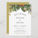 Search for botanical wedding save the dates Greenery