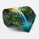 Search for blue palm tree ties Tropical