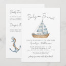 Search for sail boat baby shower invitations Baby on board