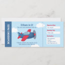 Search for airline birthday invitations Aeroplane