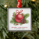 Search for watercolor christmas tree decorations Botanical