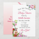 Search for pretty in pink baby shower invitations Flowers