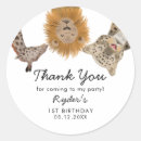 Search for leopard print birthday stickers Zoo