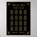 Search for gatsby wedding signs Black and gold