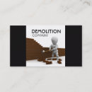 Search for demolition business cards Contractor