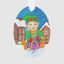 Search for cute elf christmas tree decorations Boy