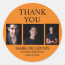 Search for orange graduation stickers Black